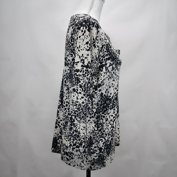 Chico's Leopard Animal Print Stretch Blouse Top - Picture 2 of 5